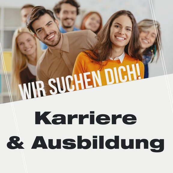 Arbeiten bei RÖDER! Bild mit Kollegen und Text im Bild