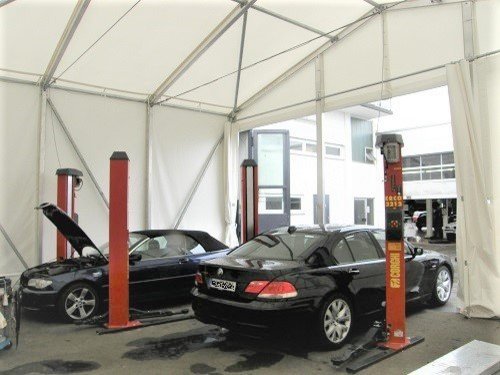 Automotive Industry Workshop tent temporary