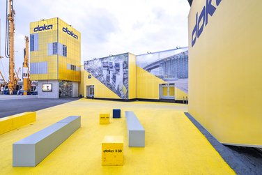 doka exhibition halls outside view
