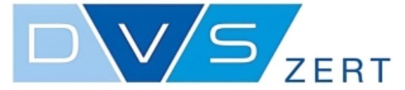 Logo of DVS zert - certification EU norms