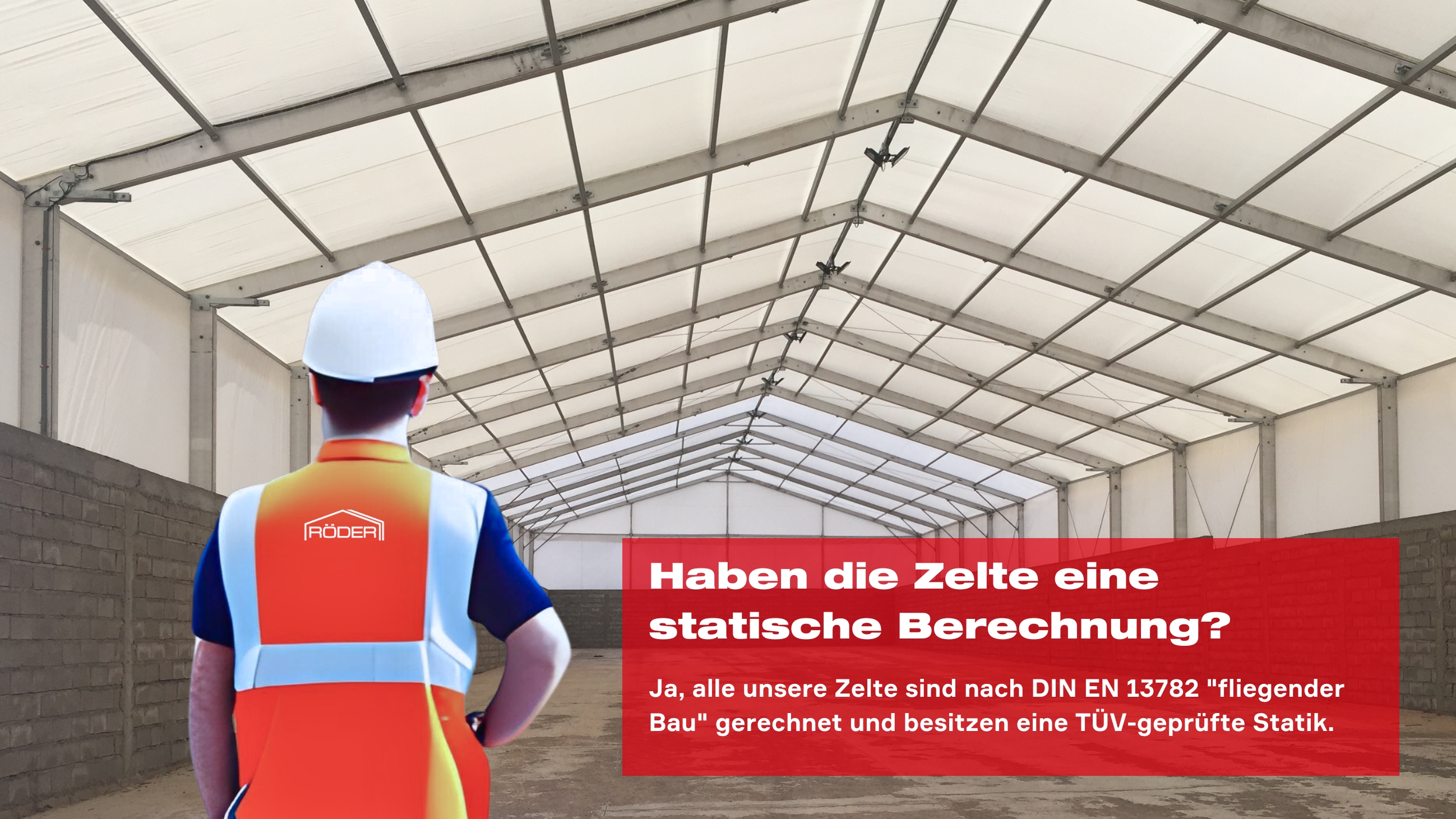 RÖDER Zelte besitzen eine Statik