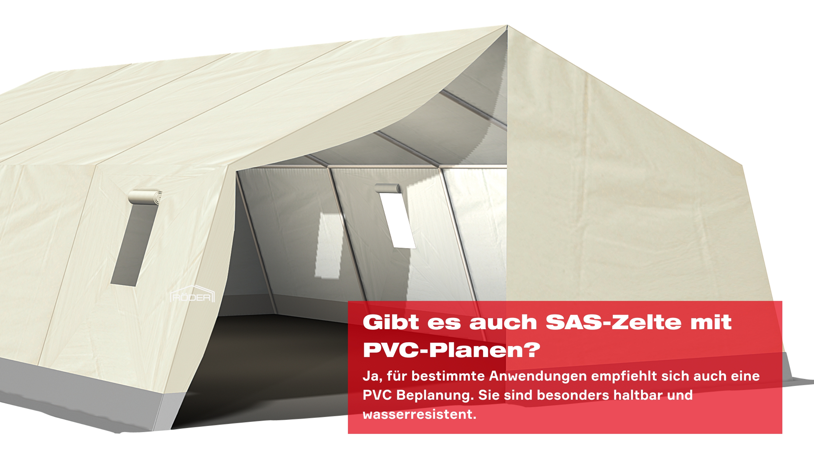 SAS Mannschaftszelte