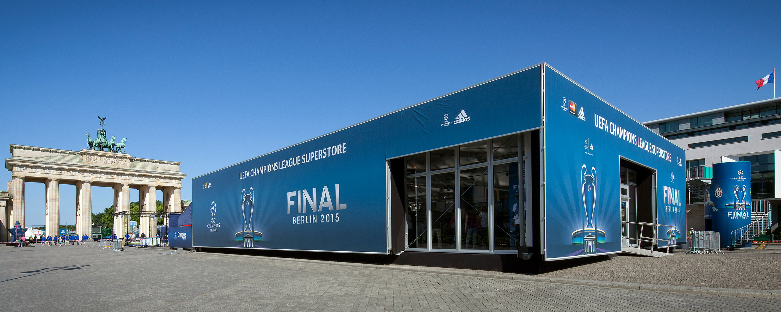 Adidas Merchandising Shop For the UEFA Champions League Final 2015 in Berlin