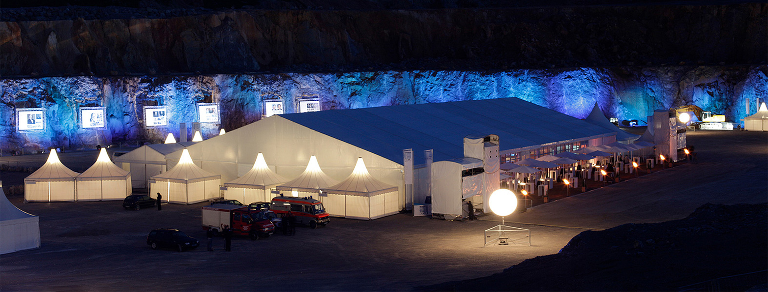 Tent landscape from Röder - Corporate Events