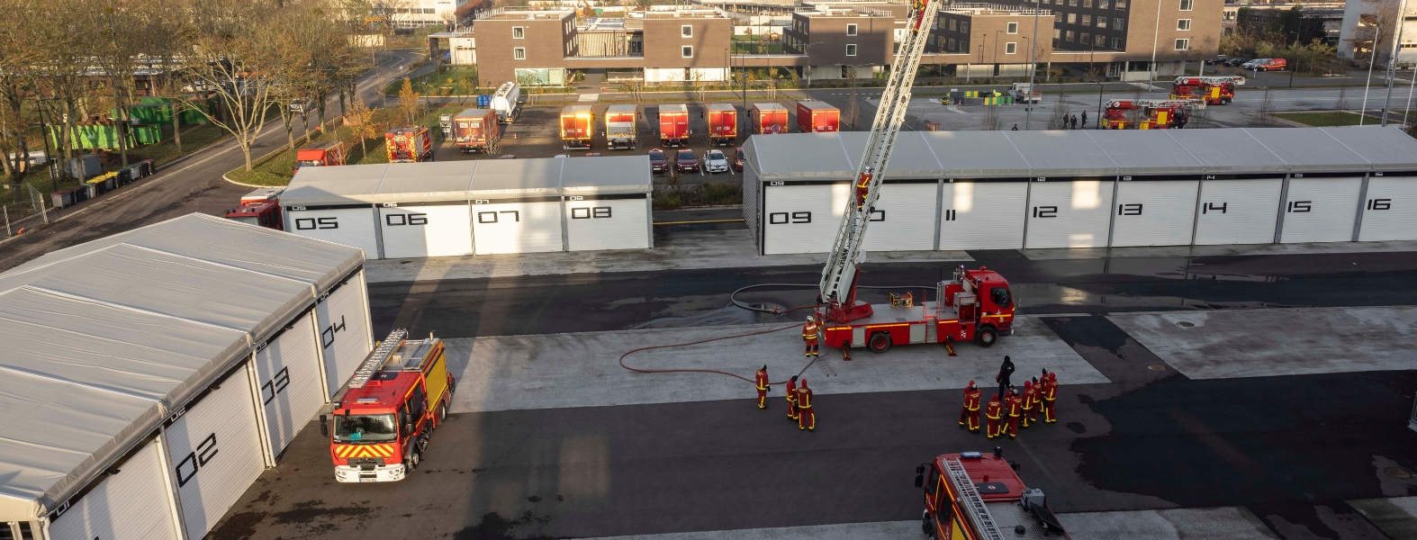 Fire Stations via tent solutions in Paris