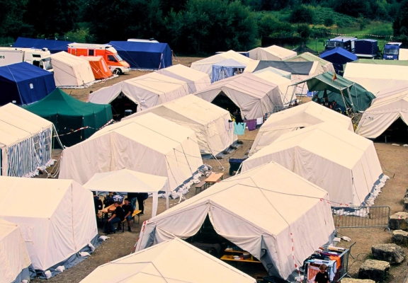 RÖDER SAS tents for fire brigades, emergency services and aid organisations